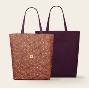 Brand New NWT Nespresso Cotton Reversible Tote Bag